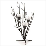PGN Item 12055 Crystal Tree Tealight Holder 