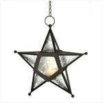 PGN Item 12287 Clear Glass Star Lantern 
