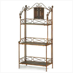 PGN Item 12516 Rustic Baker's Rack Shelf 