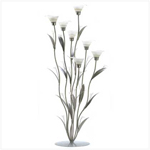 PGN Item 12794 Silver Calla Lily Candleholder 