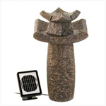 PGN Item 12844 Temple Solar Water Fountain 