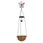 PGN Item 14631 Solar Butterfly Hanging Basket 