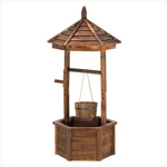 PGN Item 14652 Rustic Wishing Well Planter 