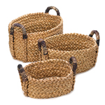 PGN Item 15231 Rustic Woven Nesting Baskets 