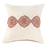 PGN Item 15311 Ecru And Spice Throw Pillow 