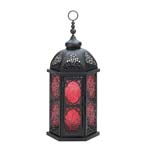 PGN Item 15682 Paprika Tall Moroccan Lantern 