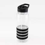 PGN Item 15725 Black Flip Top Bling Water Bottle 