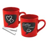 PGN Item 15726 Chalkboard Coffee Mug Set 