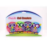 PGN Item 15752 Colorful Owl Coasters