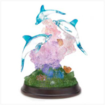 PGN Item 38031 Light-Up Dolphin Sculpture 