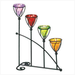 PGN Item 38648 Jewel-Toned Candleholder 