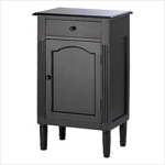 PGN Item 39092 Antique Black Wood Cabinet 