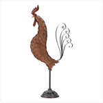 PGN Item 39447 Metal Sculpture Rooster 
