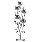 PGN Item D1086 Silver Tulip Tree Candelabra 