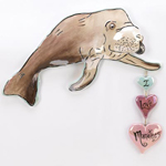 PGN Item D1246 I Love Manatees Plaque 