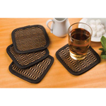 PGN Item T1022 Bamboo Coaster Set 