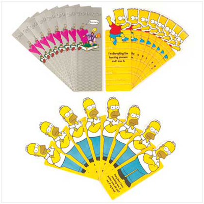 #12479 The Simpson's Book Markers