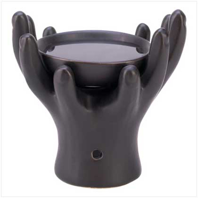 #12773 Sculpted Hands Oil Warmer