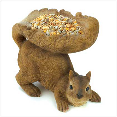 #12785 Woodland Squirrel Birdfeeder