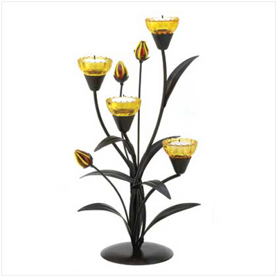 #13770 Tiger Lily Tealight Holder