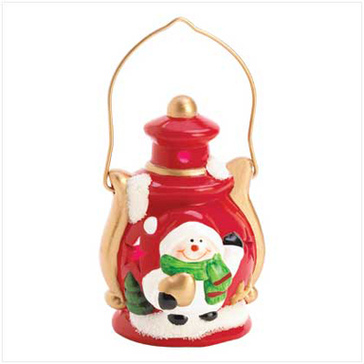 #14422 Mini Snowman Light Up Lantern