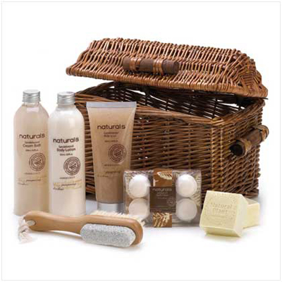 #14433 Sandalwood Naturals Spa Basket