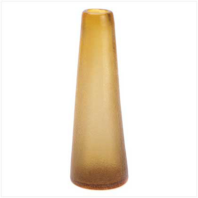 #14518 Amber Contempo Vase