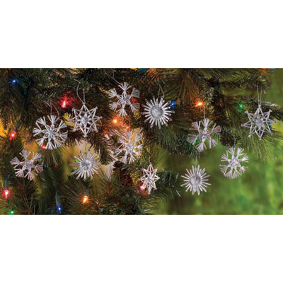 #14536 Snowflake Handcrafted Ornaments