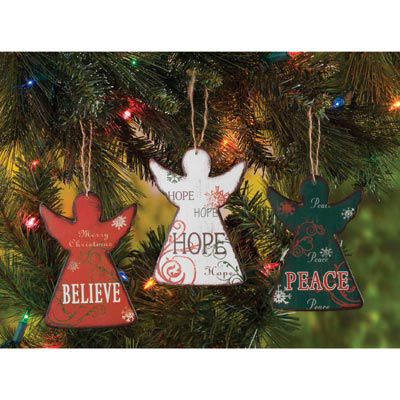 #14537 Sentimental Angel Ornaments