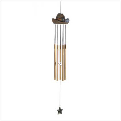#14585 Cowboy Hat Windchime