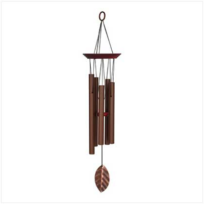 #14590 Copper Leaf Windchime