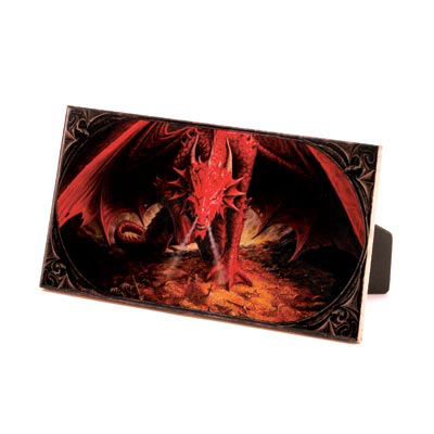#14784 Crimson Dragon Art Tile