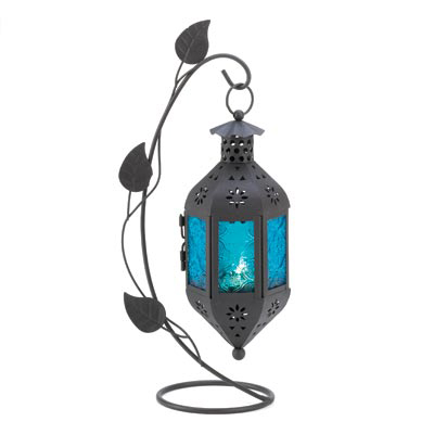 #14933 Sapphire Bloom Candle Stand