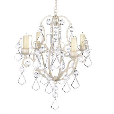 #14947 Ivory Baroque Chandelier