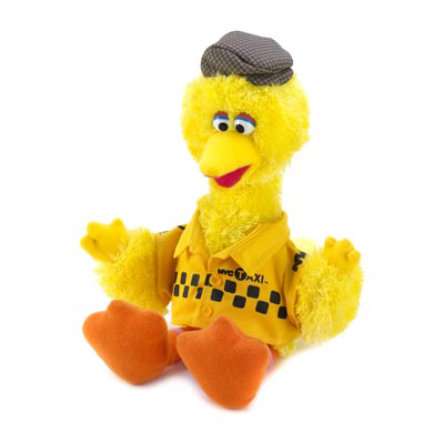 #14950 Sesame Street Taxi Driver Big Bird