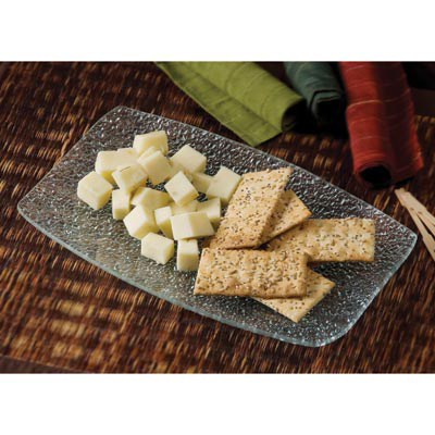 #15011 Raindrop Glass Serving Plate