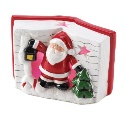 #15028 Light-Up Storybook Santa