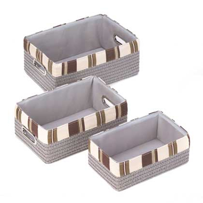 #15164 Neutral Basket Trio