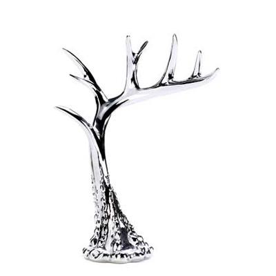 #15169 Silver Plated Antler Jewelry Holder