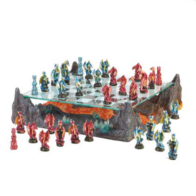 #15191 Color Dragon Chess Set