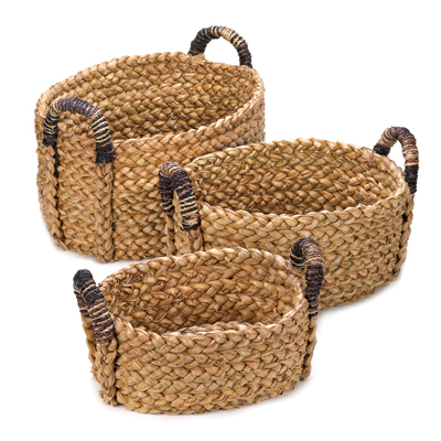 #15231 Rustic Woven Nesting Baskets