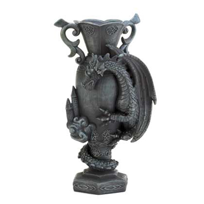 #15259 Black Dragon Decorative Vase