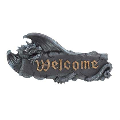 #15263 Dragon Welcome Plaque