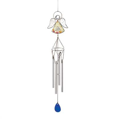 #15293 Floral Angel Mom Windchime