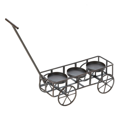 #15297 Garden Wagon Candle Holder