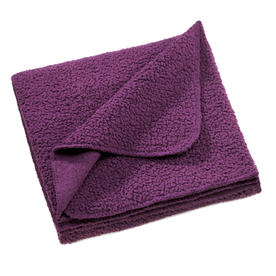 #15331 Purple Sherpa Fleece Blanket
