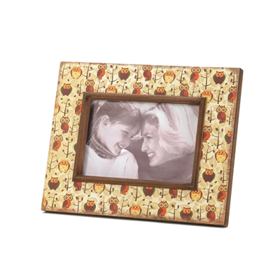 #15401 Retro Owls Photo Frame