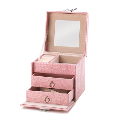 #15415 Stylish Pink Jewelry Box