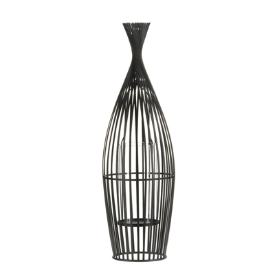 #15425 Large Wire Vase Candle Holder