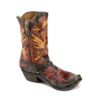#15444 Cowboy Boot Wine Bootle Holder